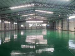 原房东独门独院钢构厂房，滴水8米，实际面积出租。