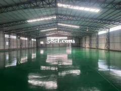原房东独门独院钢构厂房，滴水8米，实际面积出租。