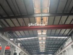 出租1万5千平机械厂房可以喷漆，喷涂