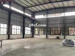 独栋单层厂房出租中。