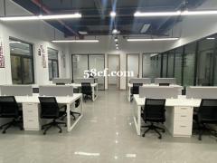 低价，低价！地铁口，甲方直租精装办公室，含家具空调拎包入驻！